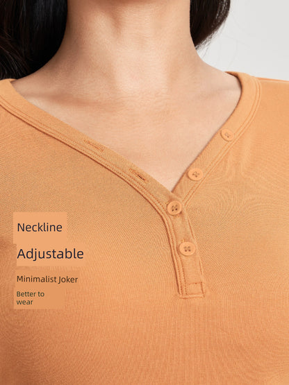 Slim Fit and Quick-Drying V Neck Long Sleeve Pilates Women's Yoga Clothes