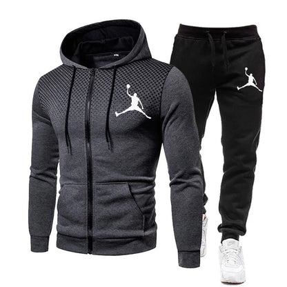 Men's hooded sweatshirt set, best-selling brand men's sports and jogging, 2023