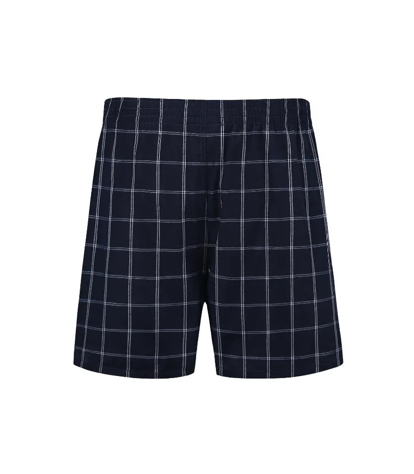 JupiterSecret 6 Pcs Men's Woven Boxer Shorts, Elastic Waistband Random Color