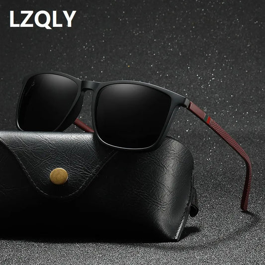 Luxury Square Vintage Polarized Sunglass