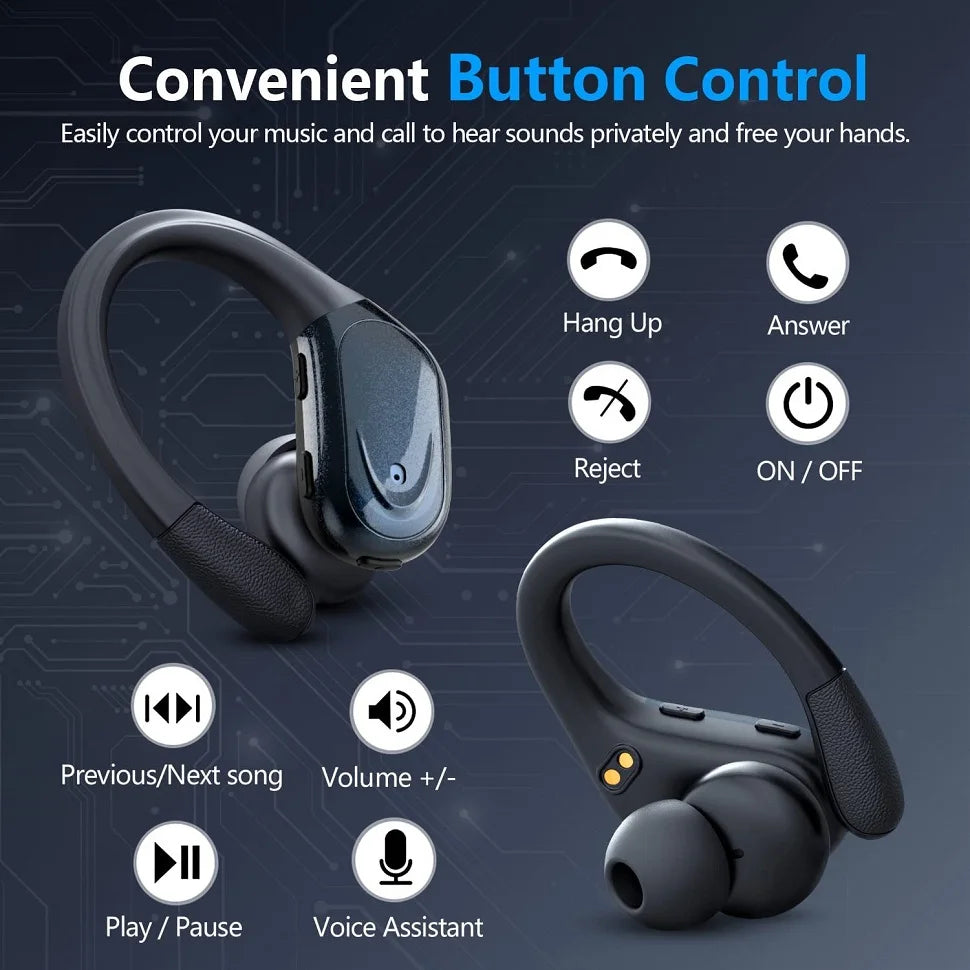 BluetOOTH n Earhooks Waterproof Headset for Sports