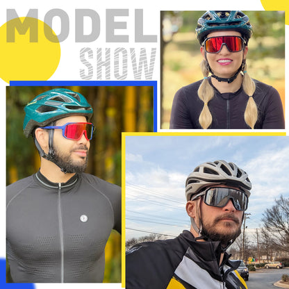 SCVCN Men bicycle Cycling Sunglasses Woman