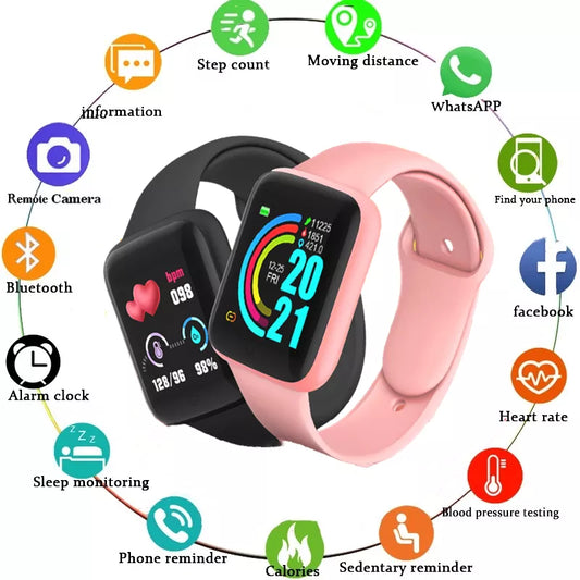 2022 Smart Watch Kids Bluetooth Fitness Tracker