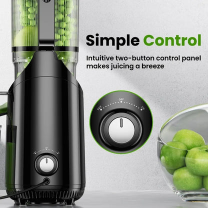 Cold Press Juicer, Amumu Slow Mastic Whole Fruits & Vegetable