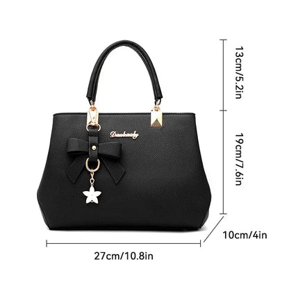 Fashion Solid Color With Bow One Sho For Women