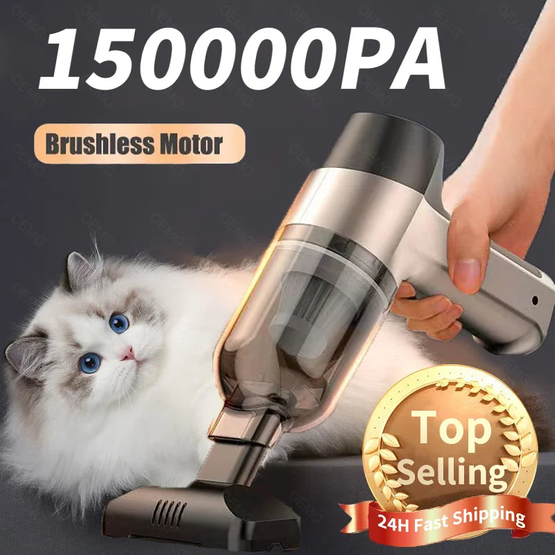 Mini Car Vacuum Cleaner Wireless Handheld Portable Clea Cleaning