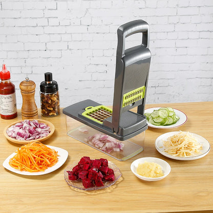 Multer Kitchen Vegetable Slicer Dicer Cut