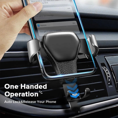 Gravity Car Holder For Phone Air Vent Clip Mount Mobile