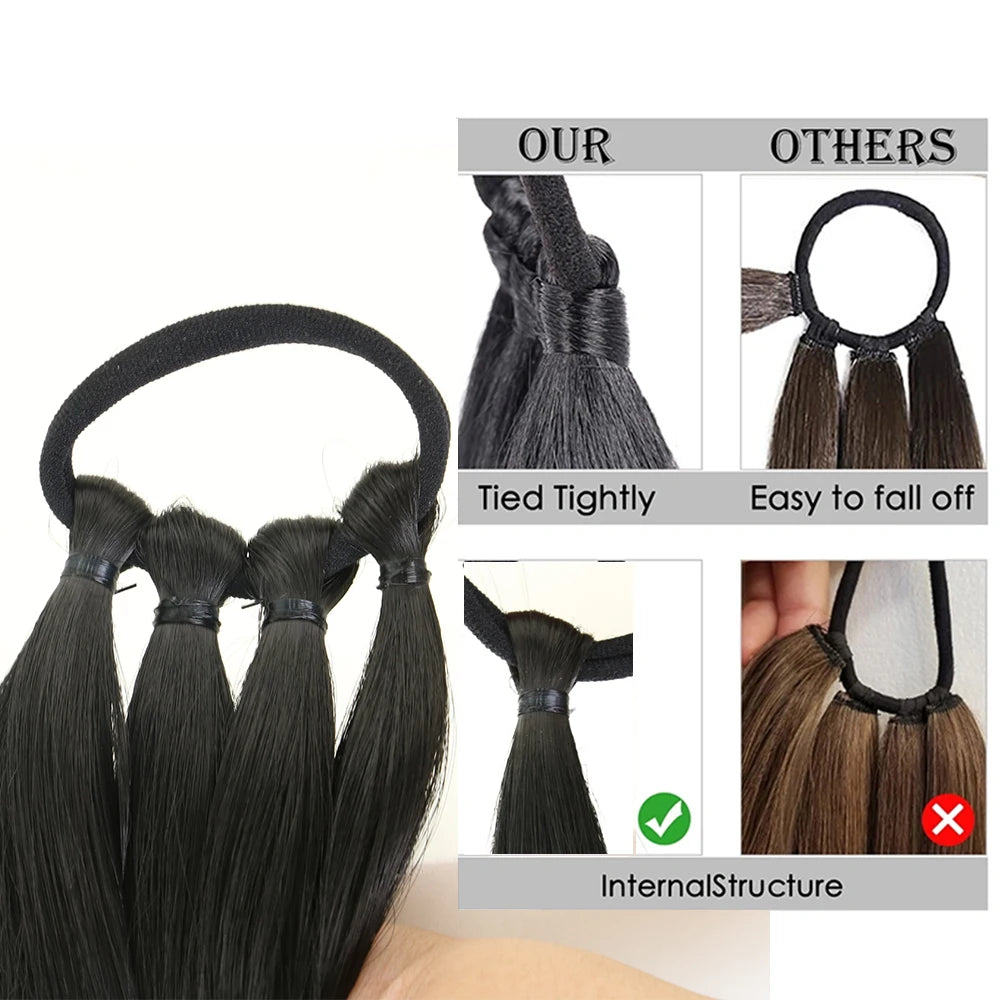 DIY Ponytail Extensions Synthetic Boxing Braids