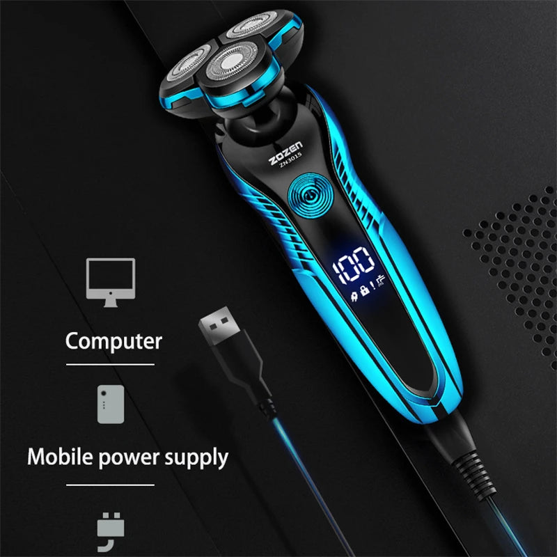 for Men Beard Trimmer Wet-Dry Dual Use