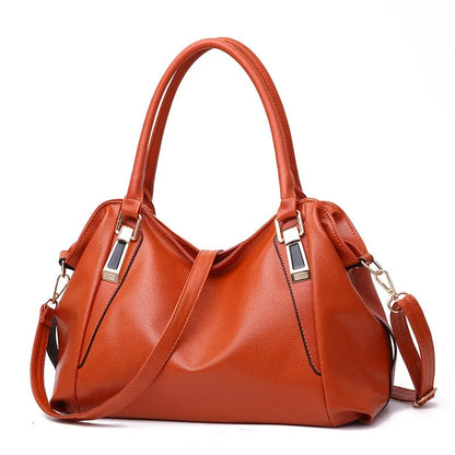 Casual Fashion Women Shoulder Bag Solid Color Soft