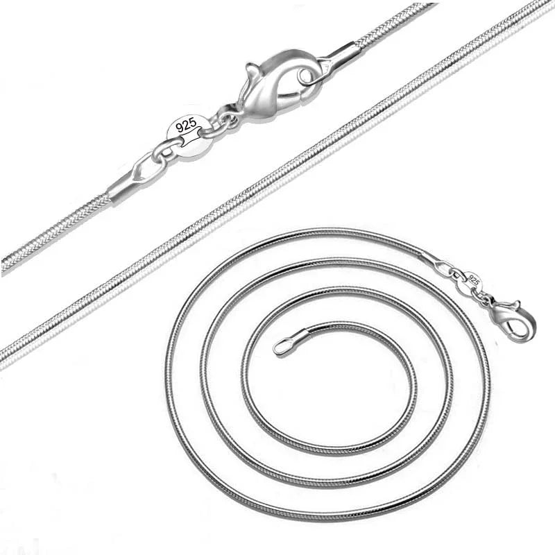 925 sterling silver necklace women,