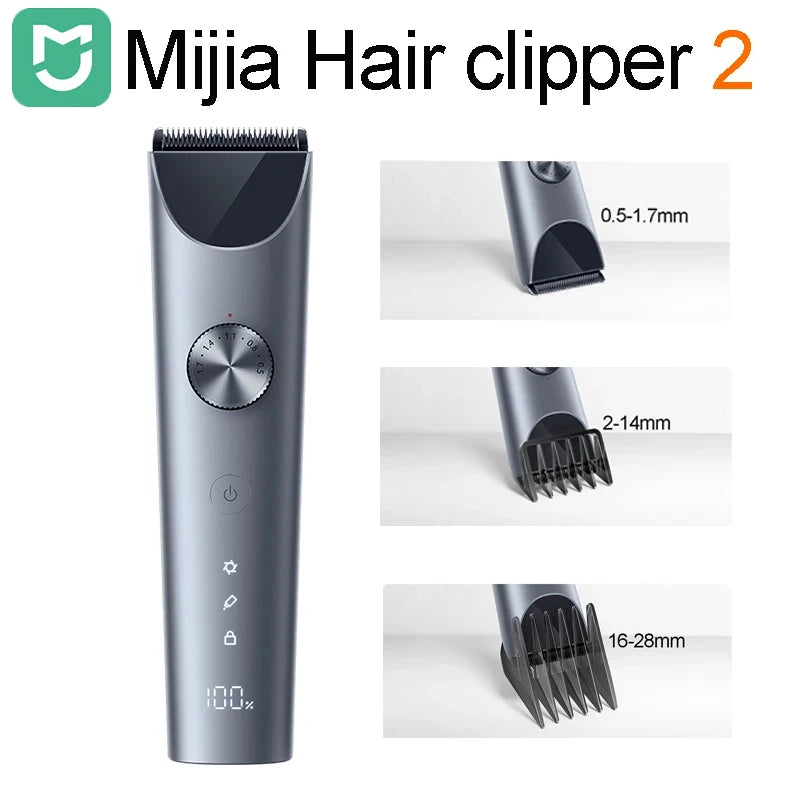 Mijia Hair Clipper 2 Household Wireless Trimmer Cutting Barber