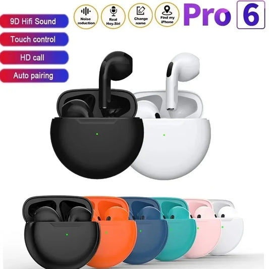 TWS Pro6 Earphone Bluetooth Hmsung Android