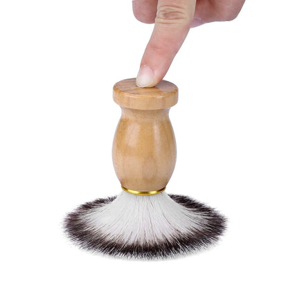 Mens Shaving Brush and Bowl Set, 3-in-l Shaving Bowl & Brush Stand