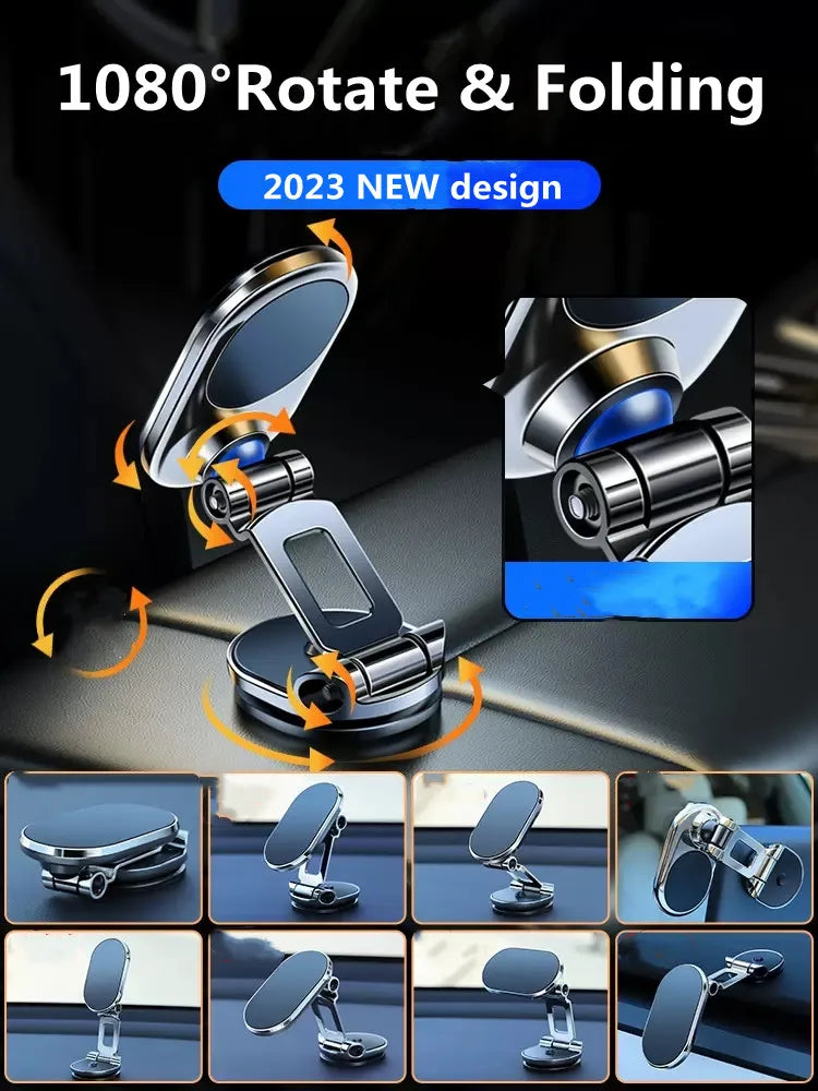 1080 Rotatable Magnetic Car Phone