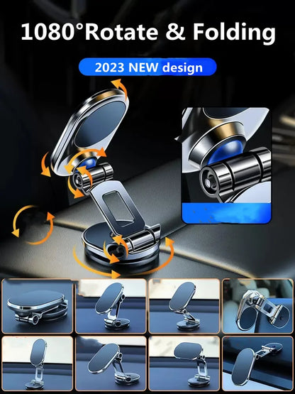 1080 Rotatable Magnetic Car Phone