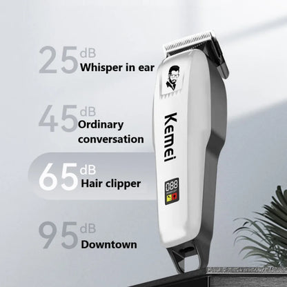 Kemei Professional Hair Clipper Rechargeable Hair