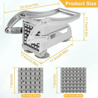 French Fry Cutter Stainless Steel Potato Carrot Onionper Chipsl