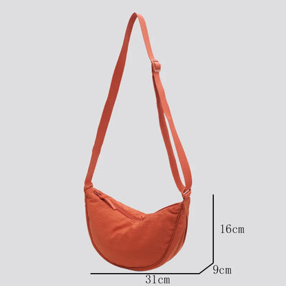 Casual Nylon Hobos Crossbody Bag for Women