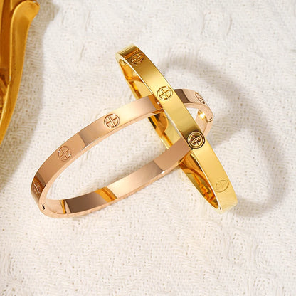 CARLIDANA Cross Design Bracelet and Bangles for Women