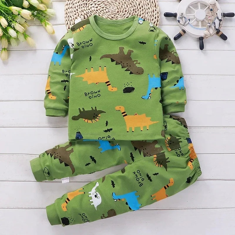 Kids Clothes Children Sets Childrets Sleepwear Underwear Christmas Gift