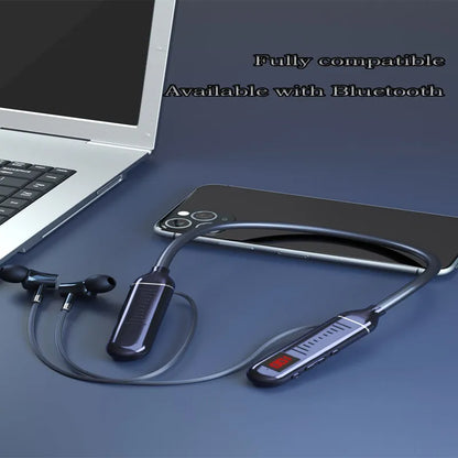 Wireless Earphones 5.3  Halter Waterproof Magnetic Earbuds