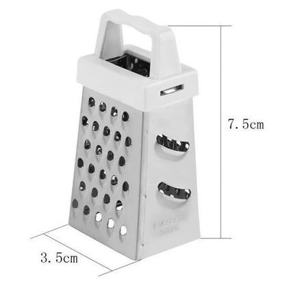 Stainless Steel Mini Four-Sided Cucumber Grater Fruit Planer Cheese Slicers Carrot Vegetables Cutter Home Smart Kitchen Gadgets