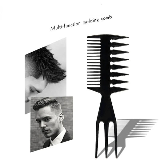 Professional Double Side Tooth Combs Fish Bone Shape Hair