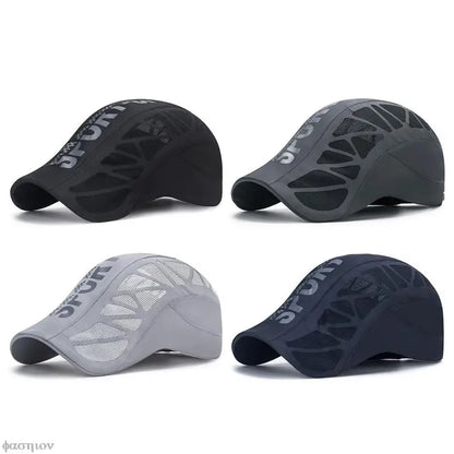 Men Sun Hats Golf Driving Cabbie Hat