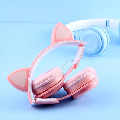 Flash Light Cute Cat Ears Wireless