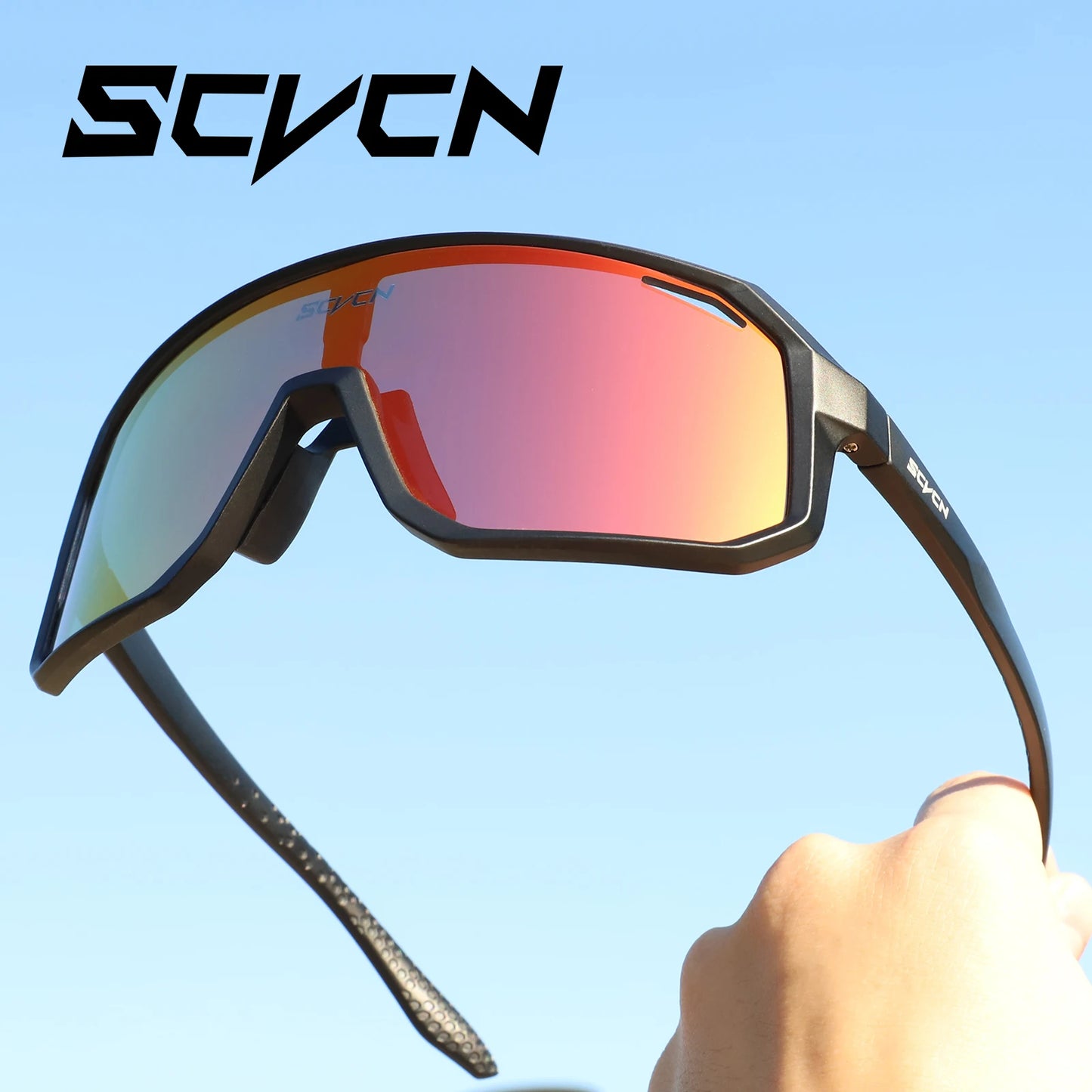 SCVCN Men bicycle Cycling Sunglasses Woman
