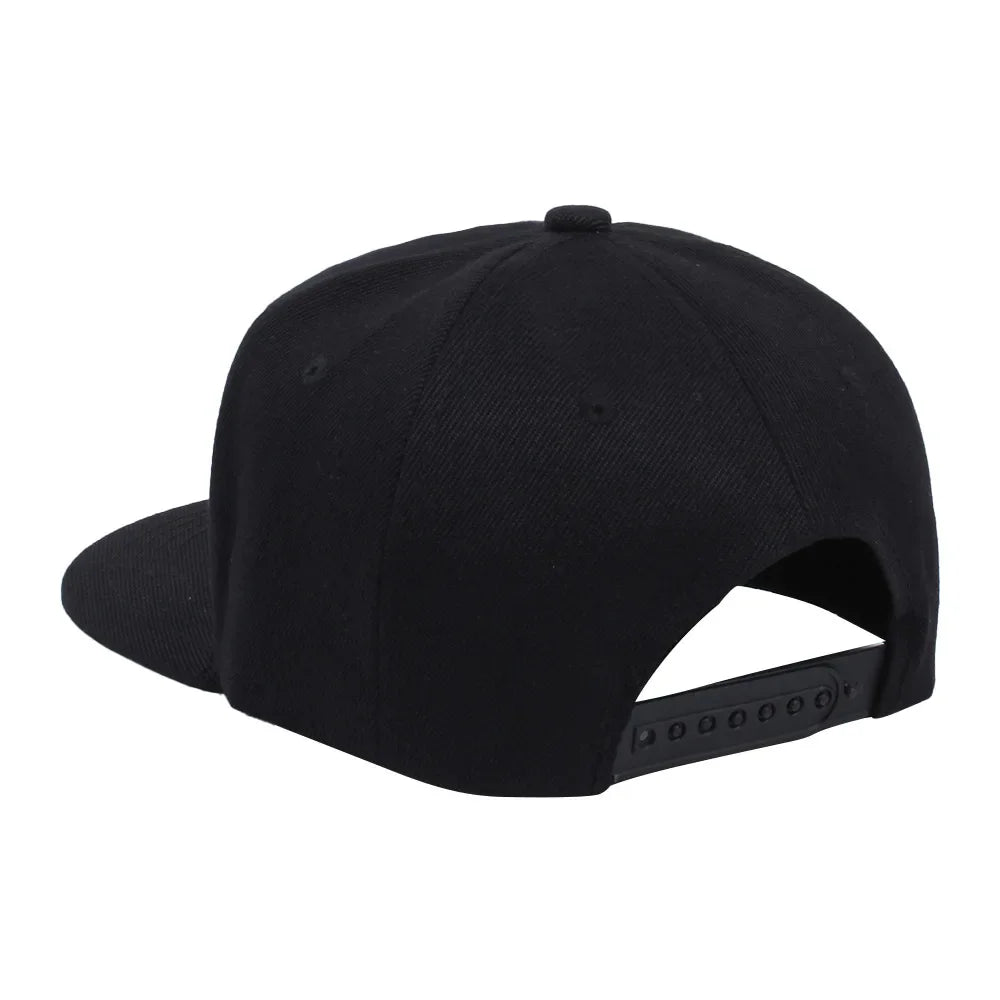 Unisex Cap Acrylic Plain Snapback Hat