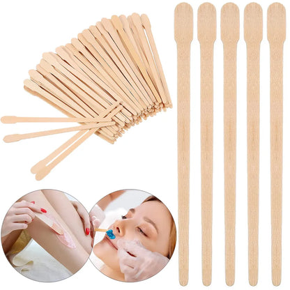 100PCS Woman Wooden Hair Removal