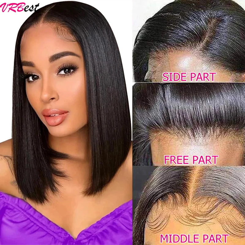 Straight Bob Wig Lace Front Human HaiR Wig