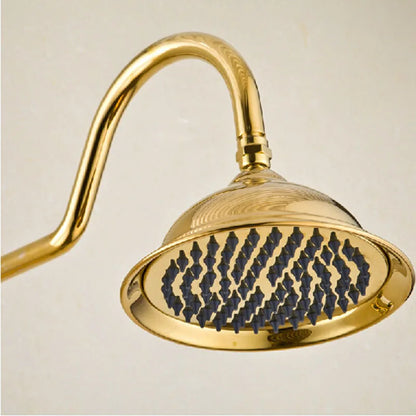 Golden  Shower Mixer Tap Ceramic Handshower