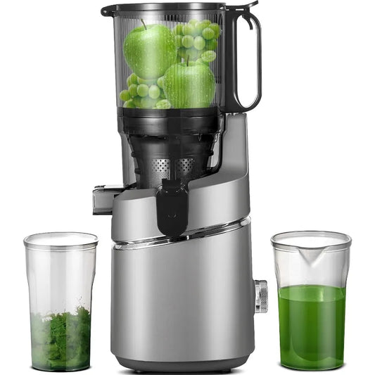 Juicer Machines, AMZCHEF 5.3-Inch Self-Feeding