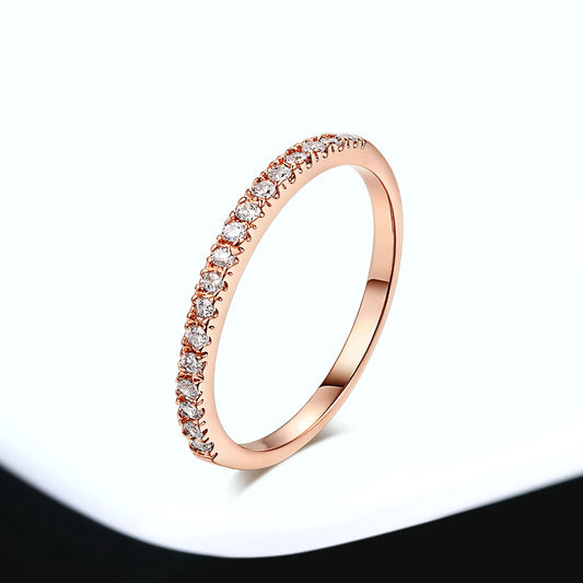 Dainty Wedding Ring For Women Man Concise