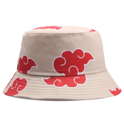 Rimiut Red Cloud Anime Cartoon Embroiderotect Fishing Hats