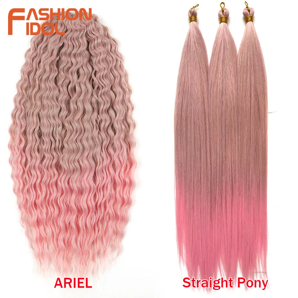Ariel Straight Pony Hair 28 Inair ExtensSIONS