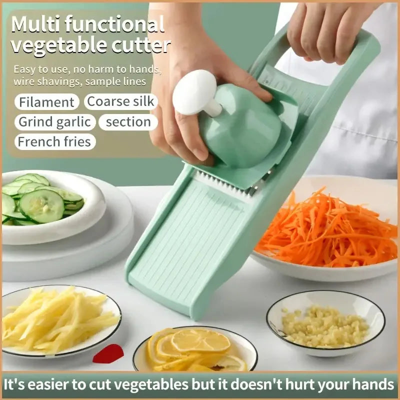 Household Vegetable Cutting Potato Slicer Shredder  Gadgets