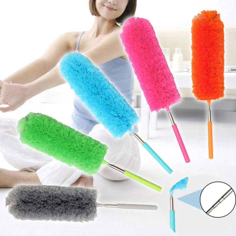 Microfiber Duster Brush Extendable Hand Dust Removal Cleaner Anti Dusting Brush Home Air-condition Feather Car Furnitur Cleaning