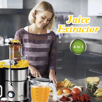 EXSAMO 1L 4 IN1 Electric Orange Juicer Meat Fruit Juice Blender