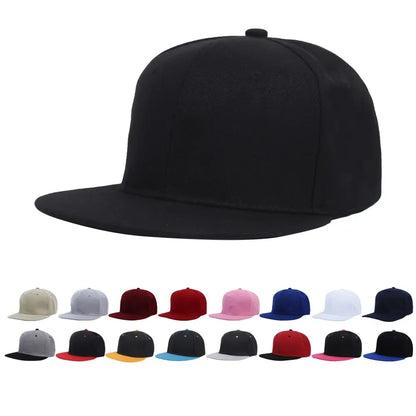 Unisex Cap Acrylic Plain Snapback Hat