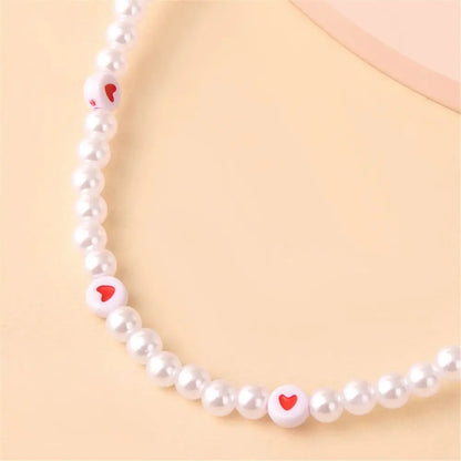 Fashion Simple Heart Pattern Pearl