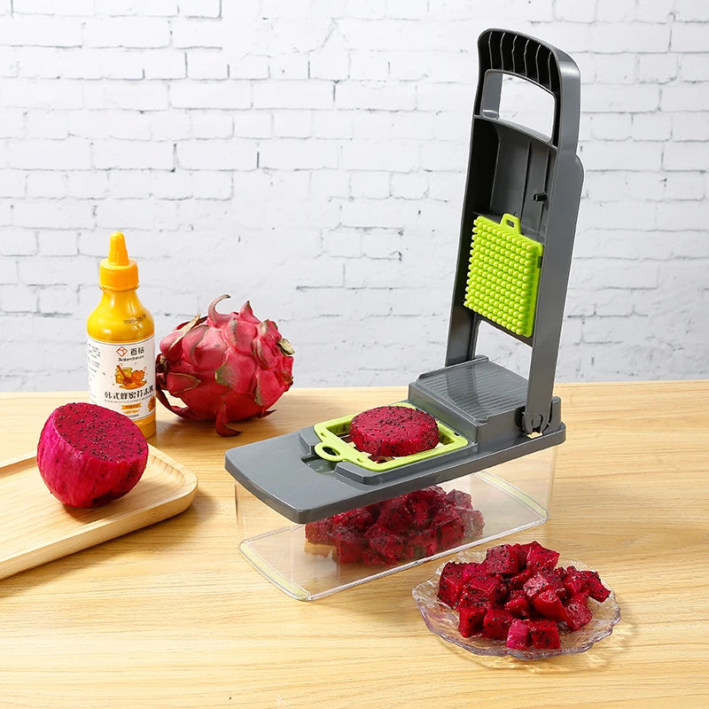 Multer Kitchen Vegetable Slicer Dicer Cut