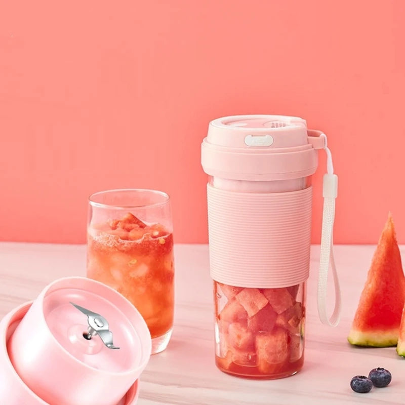 300Ml Portable Juicer Electric Fruit USB Rechargeable Smoothie Maker Cup