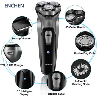 ENCHEN Blackstone Electrical Rotary Shaver