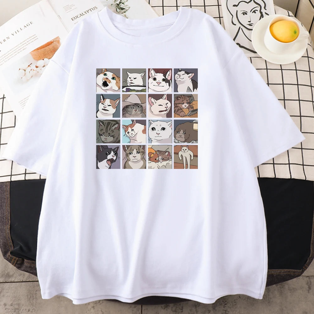 Meme Cats Puzzle Creativity Printet Sleeve