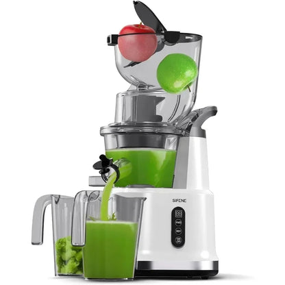 Easy-Use Cold Press Juicer, SiFENE 83mm Wide-Mouth Vertical Slhole